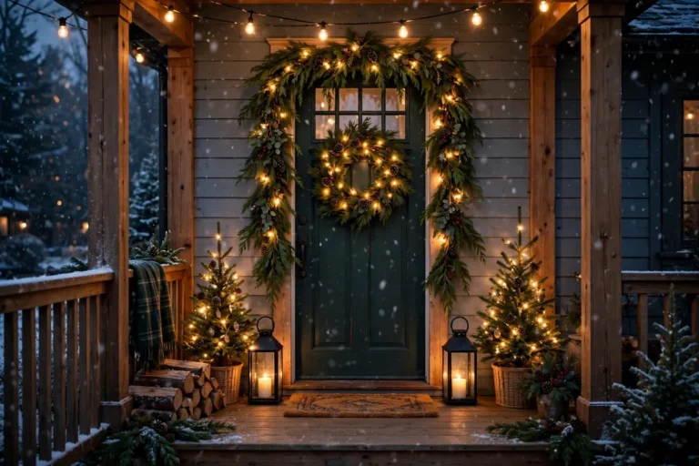 15 Cozy Christmas Porch Decor Ideas on a Budget